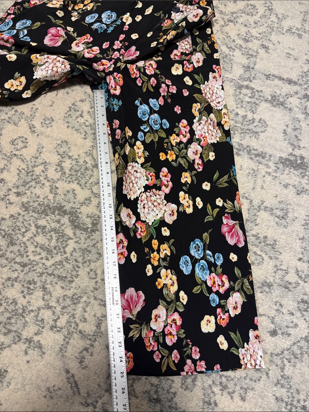 Anthropologie Maeve Colette Floral Cropped Wide-Leg Pants - Picture 10 of 10